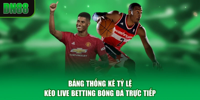 Bảng thống kê tỷ lệ kèo Live Betting bóng đá trực tiếp