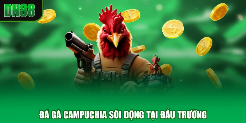 Đá Gà Campuchia sôi động tại đấu trường