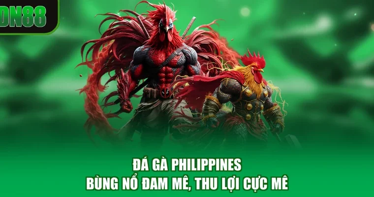 Đá Gà Philippines - Bùng Nổ Đam Mê, Thu Lợi Cực Mê